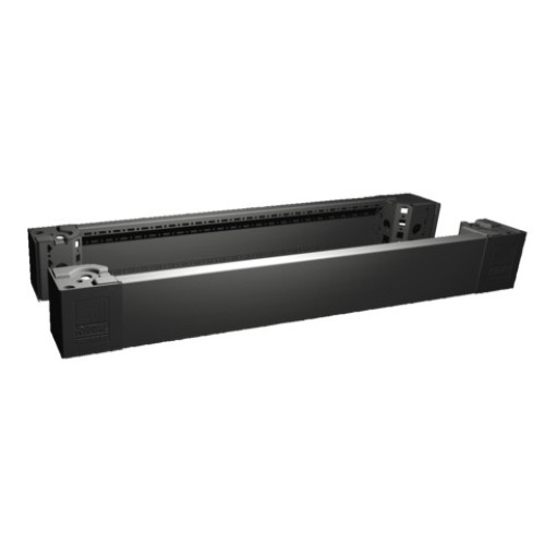 VX Base/plinth corner piece with panel front and rear, H: 100 mm, for W: 800 mm (Pack 2)