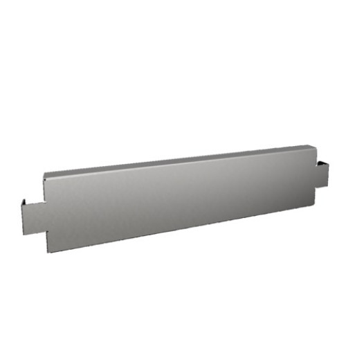 VX Base/plinth trim panel, side, H: 100 mm, for D: 600 mm, stainless steel