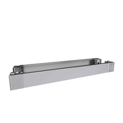 VX plinth with trim panel, front/rear, H: 100 mm, for W: 1000mm, stainless steel