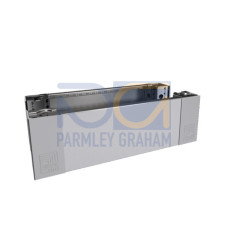 VX plinth with trim panel, front/rear, H: 200 mm, for W: 600mm, stainless steel