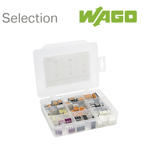 Wago Basic Installation Box with 75 Assorted Connectors and Case