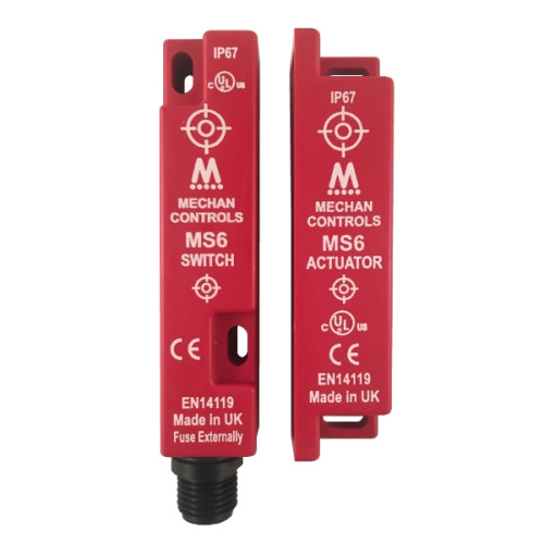Plastic, 1 Safety, 0 Auxiliary, 24VDC, 4-PIN M12 Quick Disconnect (No Cable)