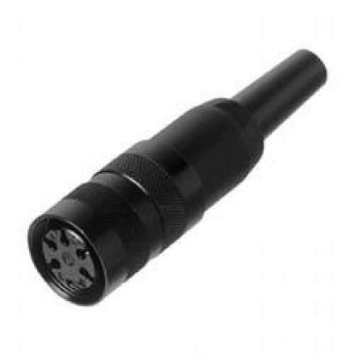 M16316-0005, freier Steckverbinder mit Kupplungsmutter,; Buchse, 5pol, gerade