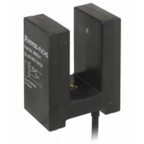 Photoelectric slot sensor - Slot width: 24 mm, Light type: infrared , 950 nm, Signal output: 2 NPN complementary , Reverse polarity protection , open collectors, Switching type: light/dark on, Conn..