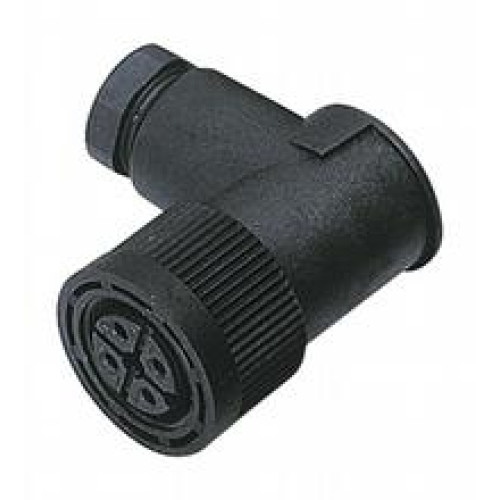 Cable socket in M18 format, ready for make up, Number of pins: 4