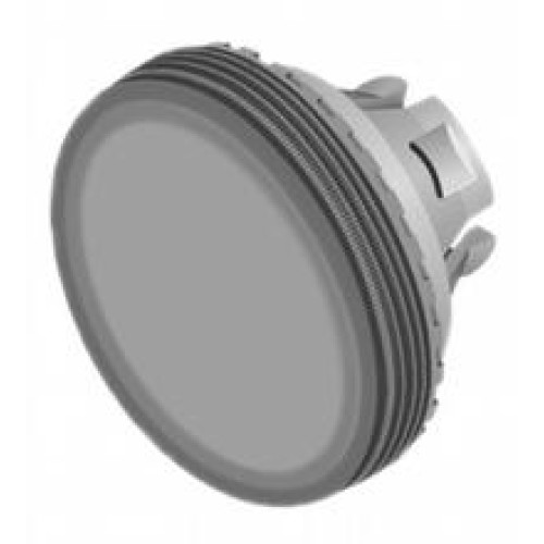 Pressure cover for illuminated pushbutton module