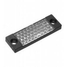 Reflector, rectangular 60 mm x 19 mm, mounting holes