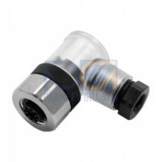 Female connector, field-attachable, Number of pins: 4