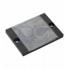 Reflector with Micro-structure, rectangular 82 mm x 60 mm, mounting holes