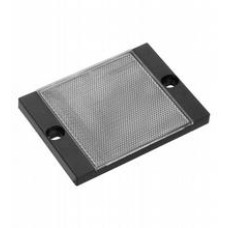 Reflector with Micro-structure, rectangular 82 mm x 60 mm, mounting holes