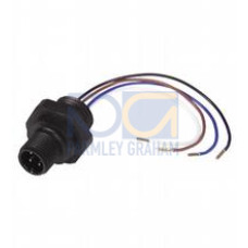 Receptacles, M12/M20; plastic version, Length: 80 mm