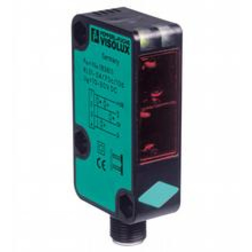 Retroreflective sensor - Effective detection range: 0 ... 9000 mm, Light source: LED, Light type: modulated visible red light , 630 nm, Signal output: 2 push-pull (4 in 1) outputs, short-circuit pr..