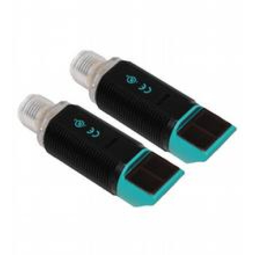 Thru-beam sensor - Effective detection range: 0 ... 12 m, Light source: LED, Light type: modulated visible red light , 640 nm, Signal output: 2 PNP, complementary, short-circuit protected, open col..