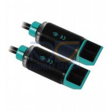 Thru-beam sensor - Effective detection range: 0 ... 12 m, Light source: LED, Light type: modulated visible red light , 640 nm, Signal output: 1 NPN, short-circuit protected open collector, Switchin..