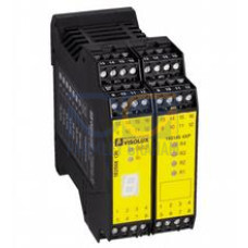 Performance level (PL): PL e, Safety Integrity Level (SIL): SIL 3, Category: Cat. 4, Operating voltage: 24 V DC, &plusmn; 20 %, Number of channels: 4, Safety output: 2 relay outputs, force-guided NO-conta..