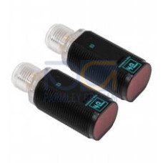 Thru-beam sensor - Effective detection range: 0 ... 20 m, Light source: LED, Light type: modulated visible red light , 640 nm, Signal output: 1 PNP, short-circuit protected, open collector, Switchi..