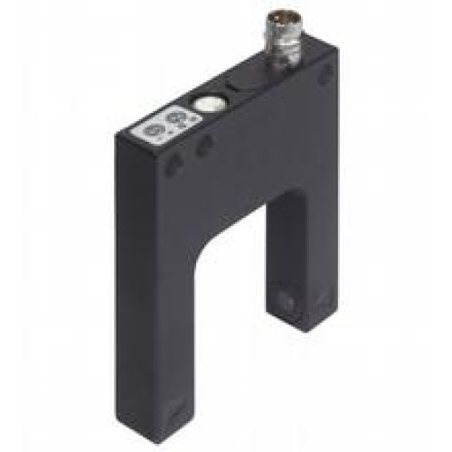 Photoelectric slot sensor - Slot width: 30 mm, Target size: 0.3 mm, Light source: LED, Light type: modulated visible red light, Signal output: 1 NPN, short-circuit protected open collector, Switchi..