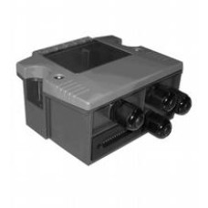 Connector box for barcode scanner, Operating voltage: 10 ... 30 V DC, Ambient temperature: -35 ... 50 °C (-31 ... 122 °F) Mount, connect, and configure only between 0° ... 50°