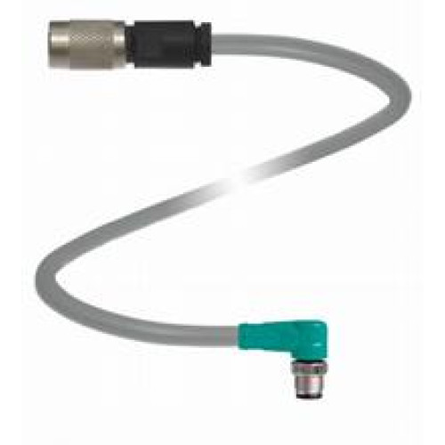 Connection cable, M9 to M8, PUR cable, 3-pin, Number of pins: 3, Length: 2 m, Cores: 3 x 0.34 mm2