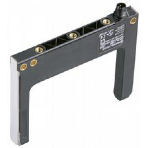 Photoelectric slot sensor - Slot width: 80 mm, Light source: LED , 640 nm pulsing, Light type: modulated visible red light, Signal output: 1 PNP, short-circuit protected, reverse polarity protected..