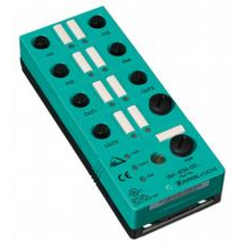 AS-Interface sensor - G2 flat module, 4 inputs (PNP) and 3&nbsp;electronic outputs, AS-Interface specification: V3.0, Voltage: ? (UAUX - 0.5 V), Voltage: 21 ... 31 V, Degree of protection: IP67, Degree ..