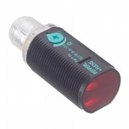 Background suppression sensor - Detection range: 10 ... 120 mm, Light source: LED, Light type: modulated visible red light , 640 nm, Signal output: 1 NPN, short-circuit protected open collector, Sw..
