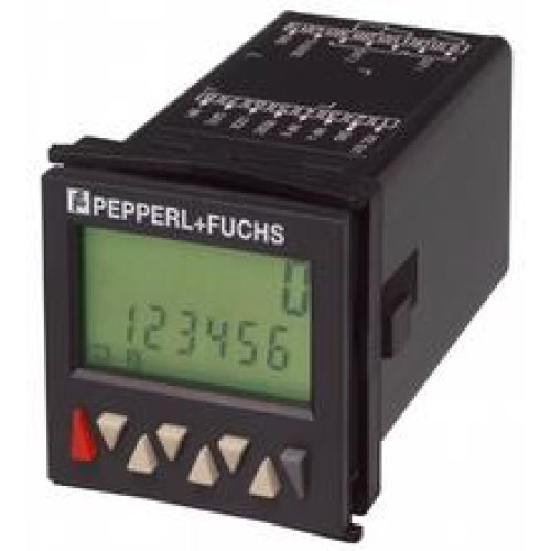 Type: 2-line, 2&nbsp;x&nbsp;6-digit LC display with leading sign backlighted, Decimal point: 0 to max 5 fractional digits, Scale factor: 0.0001 ... 99.9999, Operating voltage: 90 ... 260 V AC, Counting frequ.
