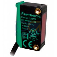 Retroreflective sensor - Effective detection range: 0 ... 5 m, Light source: LED, Light type: modulated visible red light, Signal output: 1 PNP output, short-circuit protected, reverse polarity pro..