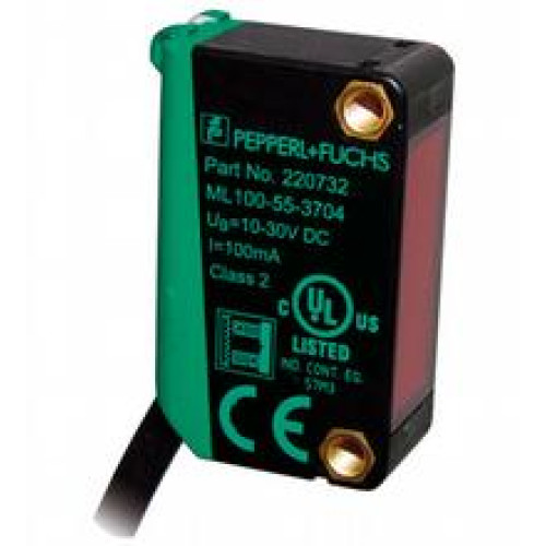 Retroreflective sensor - Effective detection range: 0 ... 5 m, Light source: LED, Light type: modulated visible red light, Signal output: 1 PNP output, short-circuit protected, reverse polarity pro..