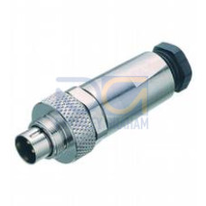 Cable connector, M9, 5-pin, shielded, field-attachable, Number of pins: 5