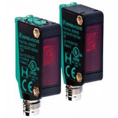 Thru-beam sensor - Effective detection range: 0 ... 20 m, Light source: LED, Light type: modulated visible red light, Signal output: 1 NPN output, short-circuit protected, reverse polarity protecte..