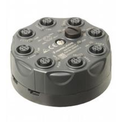 Splitter box, flat cable, AS interface and auxiliary voltage to eight M12 connectors, Degree of protection: IP67 according to EN 60529, Degree of protection: EN&nbsp;60529:2000, Mounting: Mounting plate