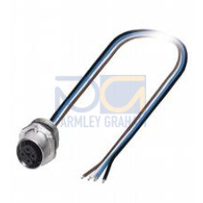 Receptacles, M12/M16, 4-pin, Number of pins: 4, Length: 500 mm, Cores: 4 x 0.34 mm2