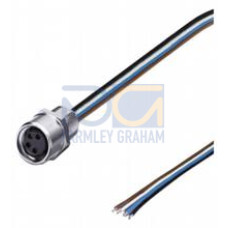 3-pin M8 receptacle, Length: 500 mm