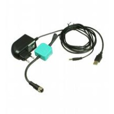 Cable unit, Interface type: USB, Interface type: USB, Operating voltage: 95 ... 230 V AC, 40 ... 60 Hz, Connection type: Female connector M12 x 1 , 8-pin USB-Male Connector Typ A (Standard)