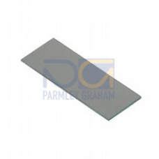 Glass panel to protect the optical surface