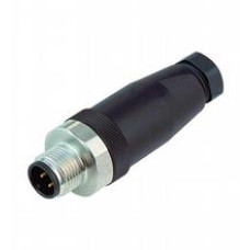 Male connector, field-attachable, Number of pins: 4