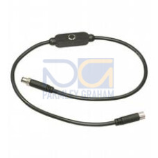 Programming unit for ultrasonic sensors with Teach-in input at pin 2