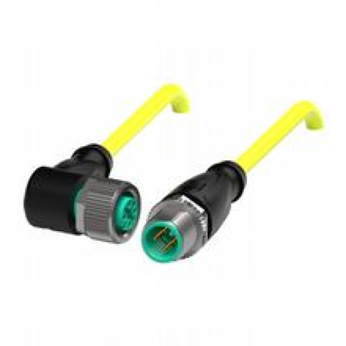 Connection cable V1-W-YE3M-PUR-U-V1-G