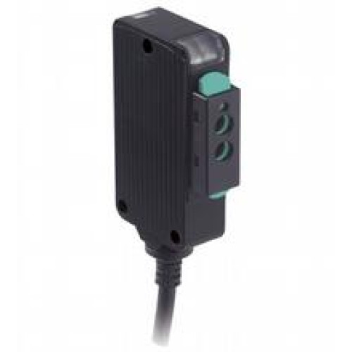 Fiber optic sensor - Sensor range: on black (6 %): up to 55 mm on Kodak white, reflection factor 90% up to 160 mm with LLR 04-1.6-0.5-WC3 fiberoptic cable, Light source: IRED, Light type: modulated..