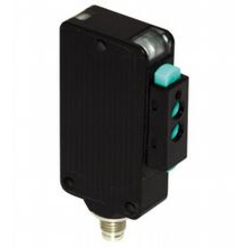 Fiber optic sensor - Sensor range: on black (6 %): up to 55 mm on Kodak white, reflection factor 90% up to 160 mm with LLR 04-1.6-0.5-WC3 fiberoptic cable, Light source: IRED, Light type: modulated..