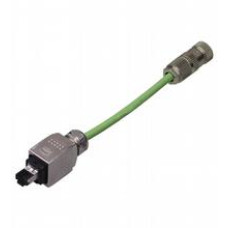 Connecting cable RJ-45 to M12 D-coded