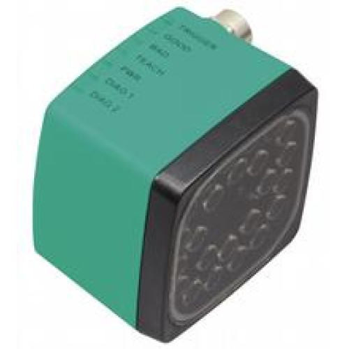 Optical Print Inspector, reads all common 1-D and 2-D codes, detects logos, Ethernet, RS&nbsp;232, speeds of up to 10&nbsp;m/s; polarization filter