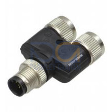 Y-Splitter M12 plug to 2x M12 socket 5-pin A-coded
