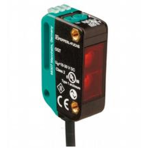Triangulation sensor - Detection range: 8 ... 150 mm, Light source: laser diode, Light type: modulated visible red light, Signal output: 2 push-pull (4 in 1) outputs, short-circuit protected, rever..