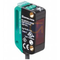 Trigger marks sensor - Detection range: 25 ... 120 mm, Optical resolution: Trigger mark [black, 6%] of 1 mm-wide on a white background [white, 90%]; Contrast difference of min. 50%, Light source: l..