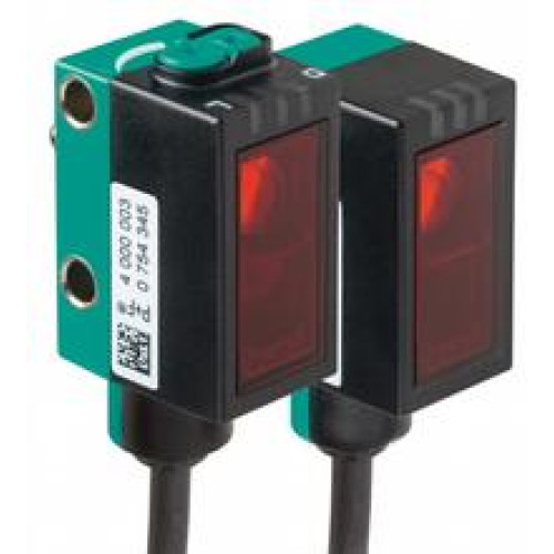 Thru-beam sensor - Effective detection range: 0 ... 20 m, Light source: laser diode, Light type: modulated visible red light, Signal output: 2 push-pull (4 in 1) outputs, short-circuit protected, r..