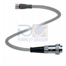 Female cordset single-ended, M8, 4-pin, PVC cable, Length: 5 m