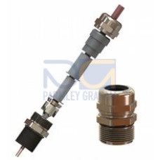 Metal cable Gland for shielded EMC cables; Ex II 2 G, Ex d IIC Gb, Ex e IIC Gb; Ex II 2 D, Ex tb IIIC Db; Thread: metric M20; Clamping size [mm]: 3-12; Material: Brass nickel-plated; Thread length:..