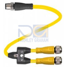 Y-splitter cordset for transmission channel C1, Length: L1 = 10 m L2 = 10 m L3 = 3 m